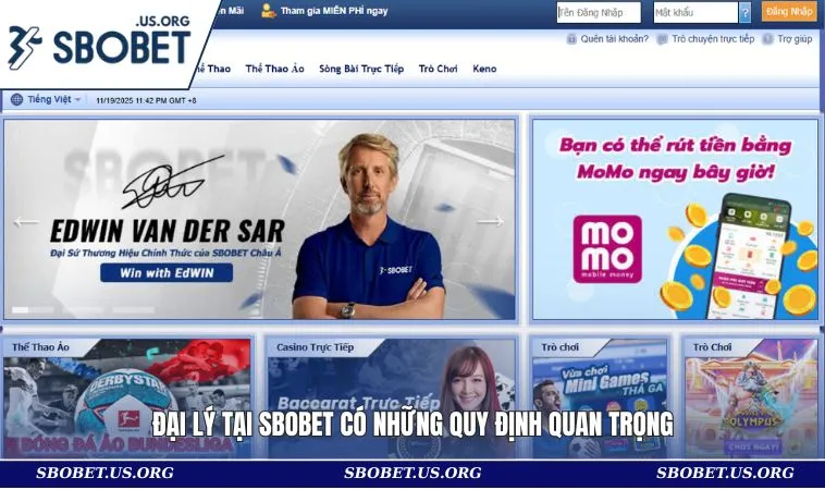 Đại Lý SBOBET 3 Đại lý tại SBOBET có những quy định quan trọng