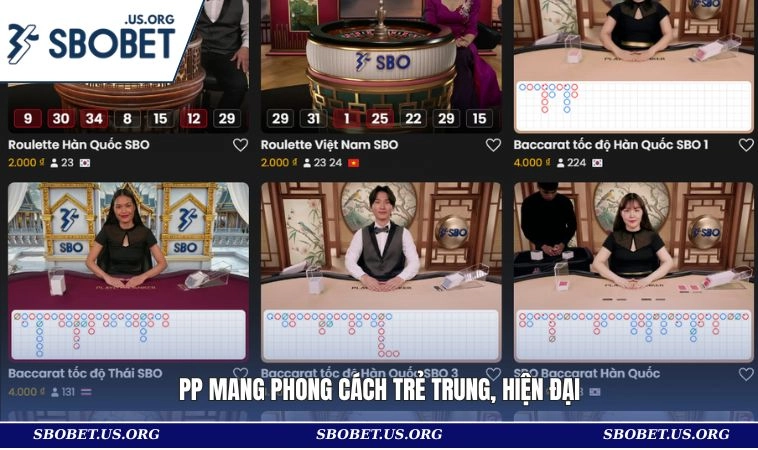 PP mang phong cách trẻ trung, hiện đại